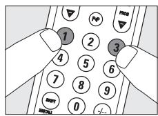 PHILIPS SRU510 - Automatisches Einstellen der Fernbedienung - 1