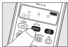 PHILIPS SRU5170 - Apprentissage des fonctions de touche - 1
