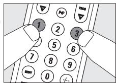 PHILIPS SRU520 - Stalla in fjarrkontrollen automatiskt - 2