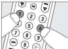 PHILIPS SRU520 - Gjenopprette de opprinnelige innstillingene av fjernkontrollen - 1