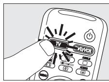 PHILIPS SRU520 - Justere enchetsvalg (Modusknapper) - 4
