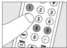 PHILIPS SRU520 - Restoring the original functions of your remote control - 2
