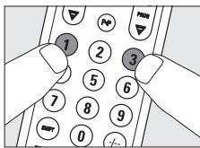 PHILIPS SRU520 - BeispielFernsehgerat: - 2