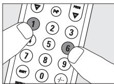 PHILIPS SRU520 - Ändra val av apparat (Lagesknappar) - 2