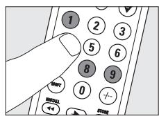 PHILIPS SRU520 - Aktivering af fjernbetjeningens oprindelige Funktioner - 2
