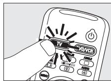 PHILIPS SRU520 - Stille inn fjernkontrollen manuelt - 2