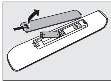 PHILIPS SRU530 - 2.Installere fjernkontrollen - 1