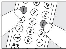 PHILIPS SRU530 - Adjusting device selection (Mode keys) - 2