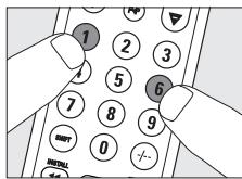 PHILIPS SRU530 - Justere enchetsvalg (Modusknapper) - 1