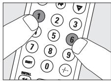 PHILIPS SRU530 - Anpassen der Gerätewahl (Mode-Tasten) - 2