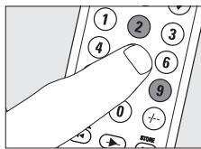 PHILIPS SRU530 - Justere enchetsvalg (Modusknapper) - 2