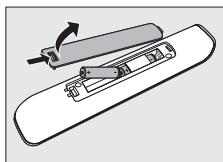 PHILIPS SRU530 - Insertion des piles - 1