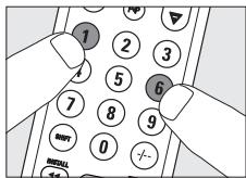 PHILIPS SRU530 - Restoring the original functions of your remote control - 1