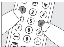 PHILIPS SRU530 - Sélection de l'appareil (touches de mode) - 2