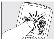 PHILIPS SRU530 - Anpassen der Gerätewahl (Mode-Tasten) - 1