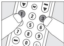 PHILIPS SRU530 - Réglage manuel de la télécommande - 3
