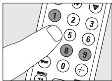 PHILIPS SRU530 - Wiederherstellen der ursprünglichen Funktionen der Fernbedienung - 2