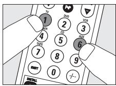 PHILIPS SRU560 - Sélection de l'appareil (selecteur de mode) - 2