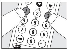 PHILIPS SRU560 - Handmatig instellen van de afstandsbediening - 3