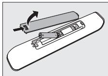 PHILIPS SRU560 - Insertion des piles - 1