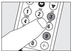 PHILIPS SRU560 - Toekennen van de volumeregeling aan een andere mode - 3