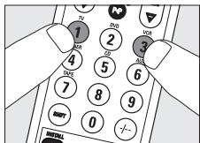PHILIPS SRU560 - Stille inn fjernkontrollen manuelt - 4