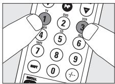 PHILIPS SRU560 - Exempel, TV: - 2