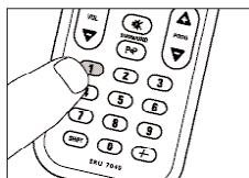 PHILIPS SRU7040 - Einstellen der Geräteauswahl (Mode-Selector) - 5