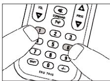PHILIPS SRU7040 - Legge til en fjernkontrollfunksjon - 36