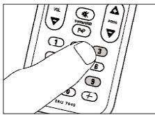 PHILIPS SRU7040 - Assigning the volume control to another mode - 3