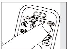 PHILIPS SRU7040 - Ajuste de la selección de dispositivo (Selector de modo) - 2