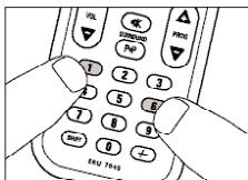 PHILIPS SRU7040 - Restoring the original functions of your remote control - 1