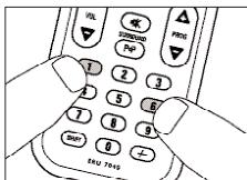PHILIPS SRU7040 - Assigning the volume control to another mode - 2