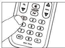 PHILIPS SRU7040 - Modificazione della selezione d'apparecchio (selettore di modalità) - 2