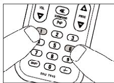 PHILIPS SRU7040 - Legge til en fjernkontrollfunksjon - 33