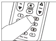 PHILIPS SRU7040 - Asignación del control de volumen a otro modo - 2