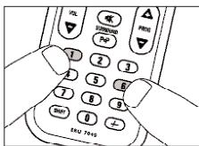 PHILIPS SRU7040 - Legge til en fjernkontrollfunksjon - 39
