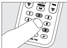 PHILIPS SRU740NC - Justereenhetsvalg (Mode-velger) - 3