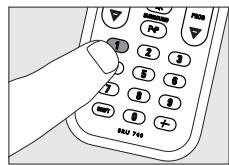 PHILIPS SRU740NC - Modificazione della selezione d'apparecchio (selettore di modalità) - 5