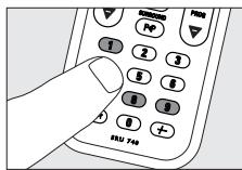 PHILIPS SRU740NC - Kauko-ohjainen alkuperäisten toimintojen palauttaminen - 2