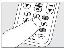 PHILIPS SRU740NC - Assigning the volume control to another mode - 3