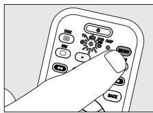 PHILIPS SRU740NC - Assigning the volume control to another mode - 1