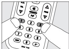 PHILIPS SRU740NC - Exemple de téléviseur : - 3