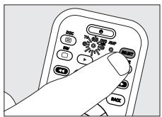 PHILIPS SRU740NC - Ajuste de la seleccion de dispositivo (Selector de modo) - 1