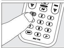PHILIPS SRU740NC - Justereenhetsvalg (Mode-velger) - 5