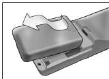 PHILIPS SRU9400 - Placing the Batteries in the Remote Control - 1