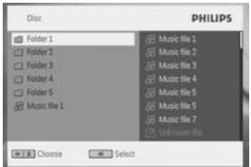 PHILIPS PET731 - Lecture d'un CD de musique MP3/WMA - 2
