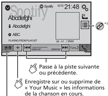 PIONEER AVH-X2800BT - Écran de lecture 1 (Piste) - 1