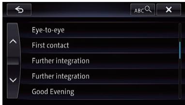 PIONEER AVIC-F950BT - Utilisation des touches de l'écran tactile - 3