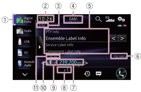 PIONEER AVIC-F950BT - Lecture de I'ecran - 1